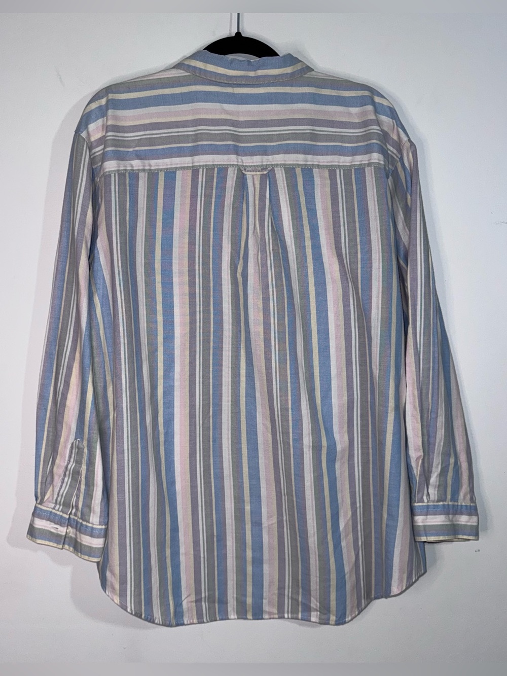 Vintage Classic Elements Pastel Stripe Button Up Shirt Womens 20W - Picture 2 of 6